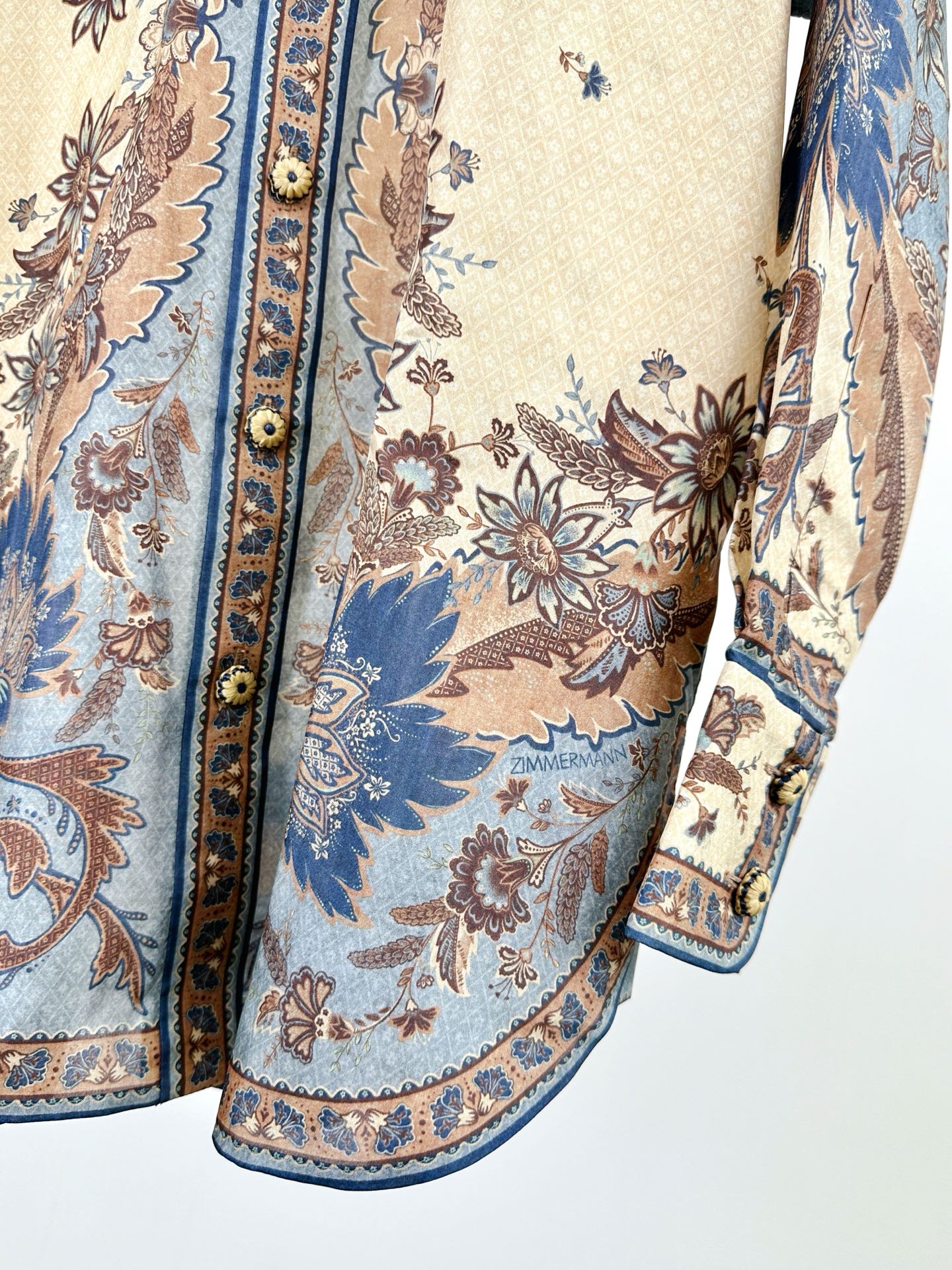 SHIRT ASCENSION OVERSIZED 25S IN SPUN SILK 266328