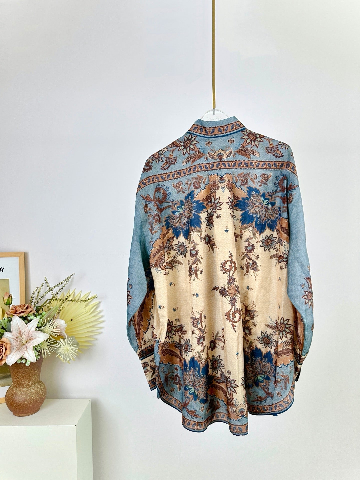 SHIRT ASCENSION OVERSIZED 25S IN SPUN SILK 266328