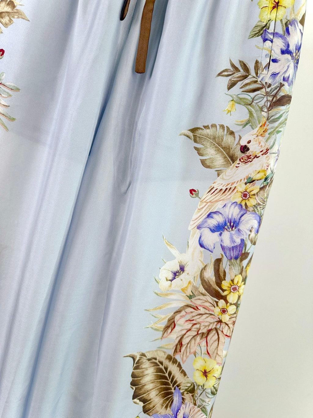 ZIMMERMANN WIDE-LEG PANTS WITH WAIST TIE 270125