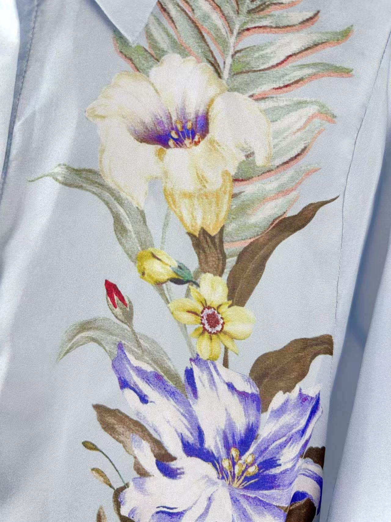 ZIMMERMANN LONG-SLEEVE CASUAL SHIRT 270126