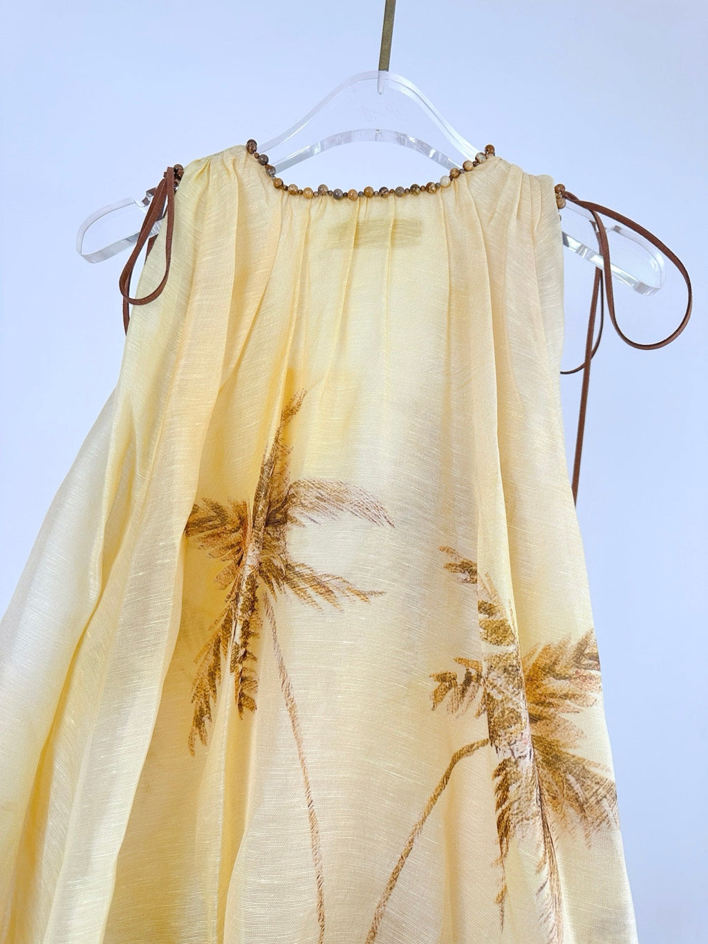 ZIMMERMANN BALANCE DEEP V-NECK MINI DRESS 270314