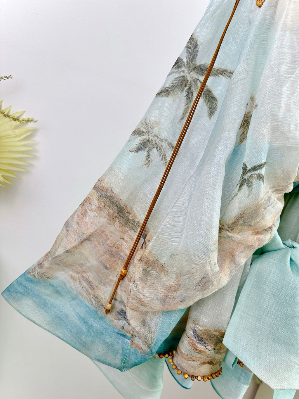 ZIMMERMANN BALANCE DEEP V-NECK MINI DRESS 270315