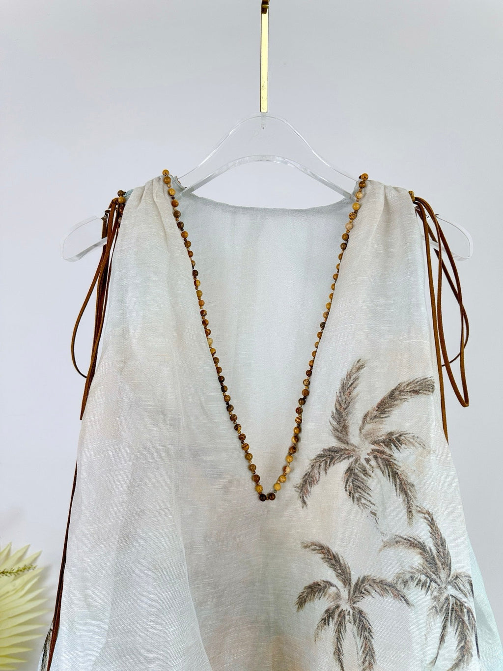 ZIMMERMANN BALANCE DEEP V-NECK MINI DRESS 270315