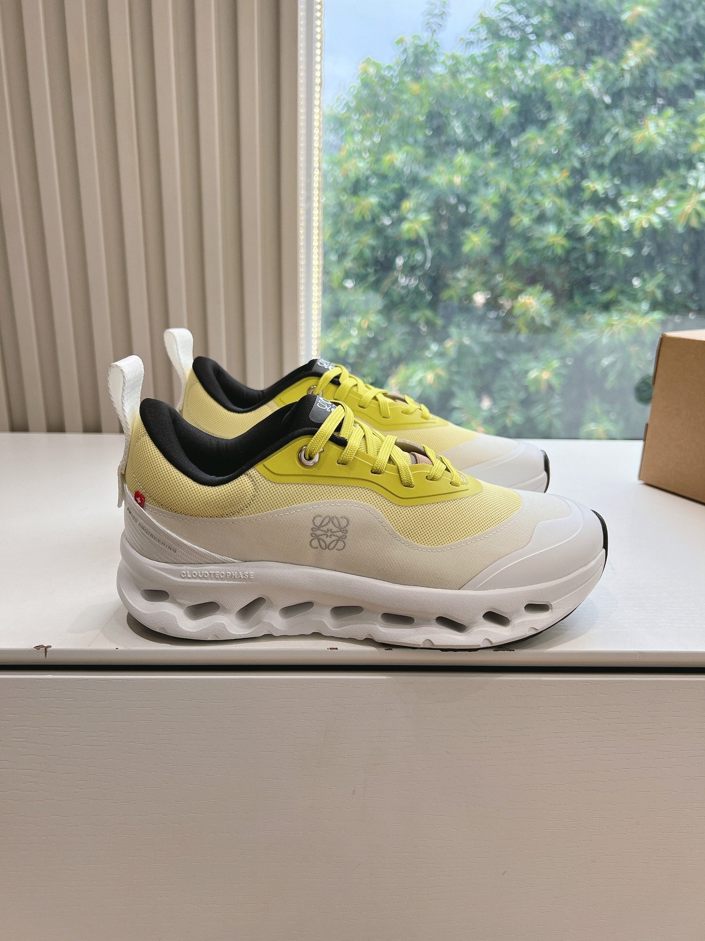 LW CLOUDTILT 2.0 SNEAKER WHITE AND YELLOW POLYESTER