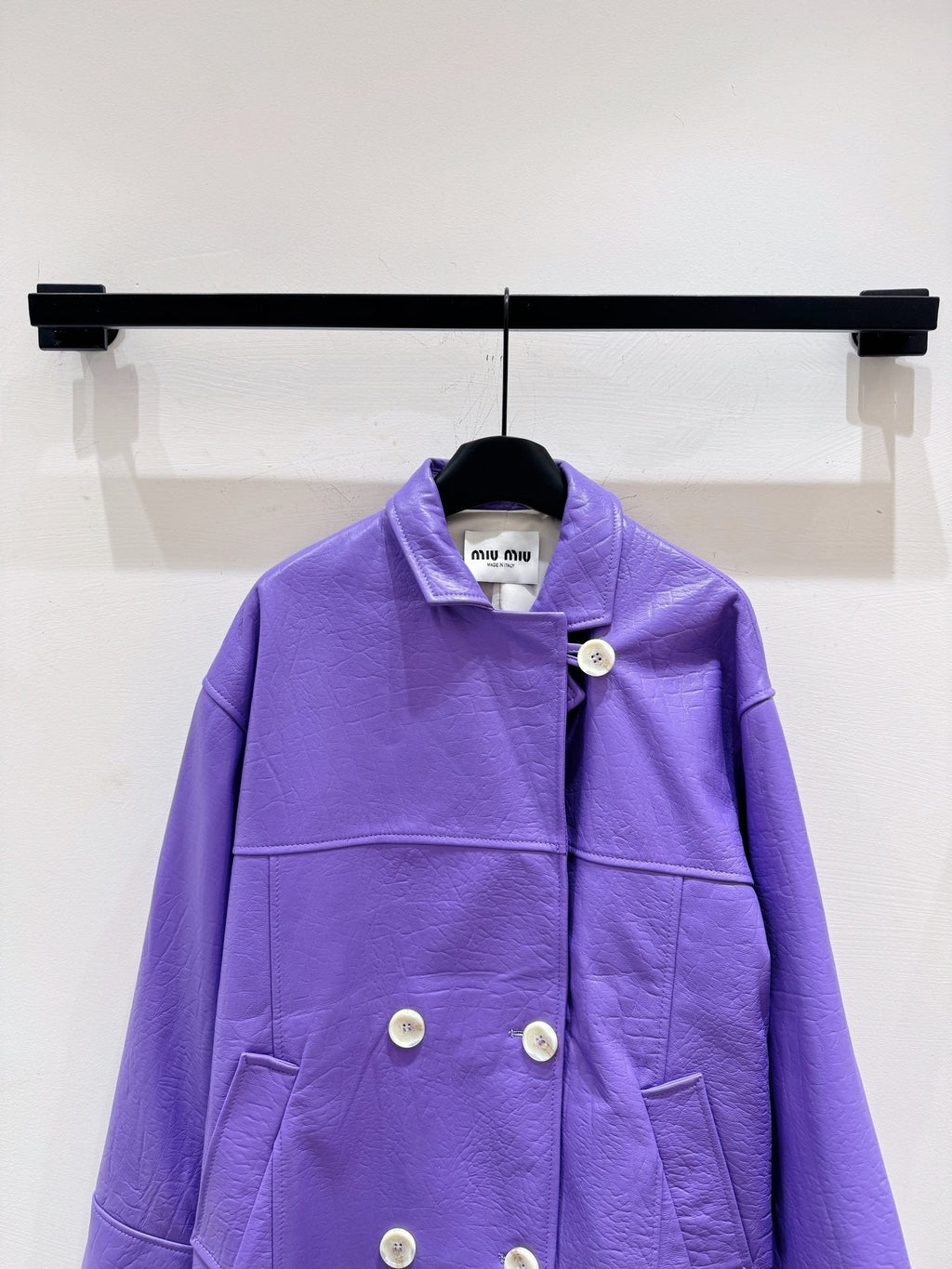 MIUMIU LEATHER JACKET STYLE 844