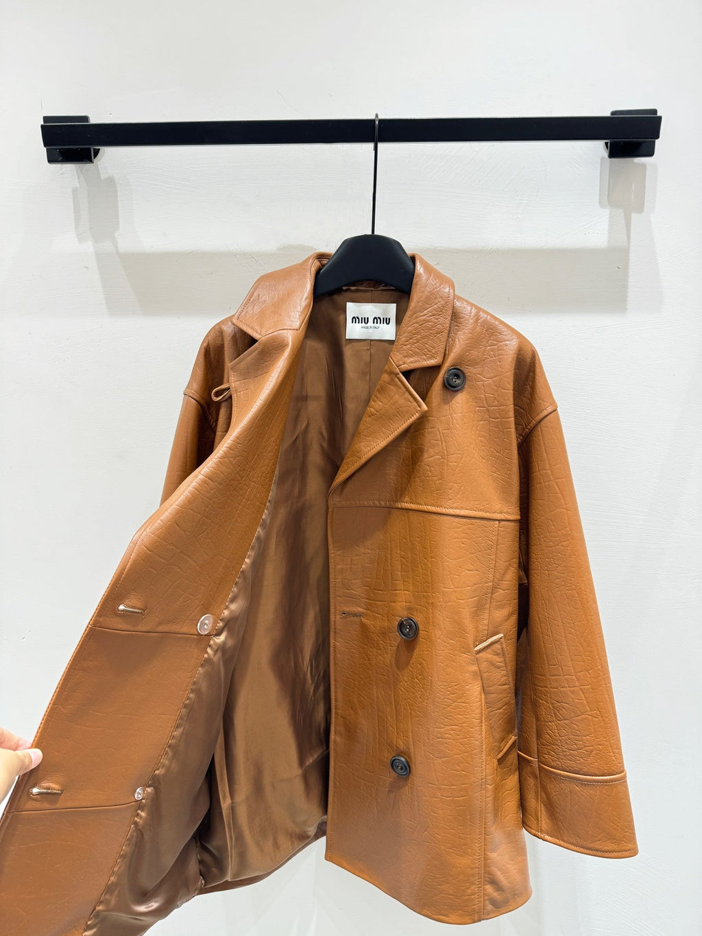 MIUMIU LEATHER JACKET STYLE 845