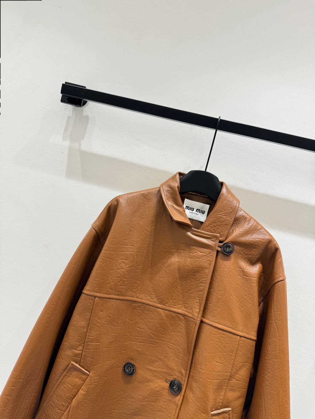 MIUMIU LEATHER JACKET STYLE 845