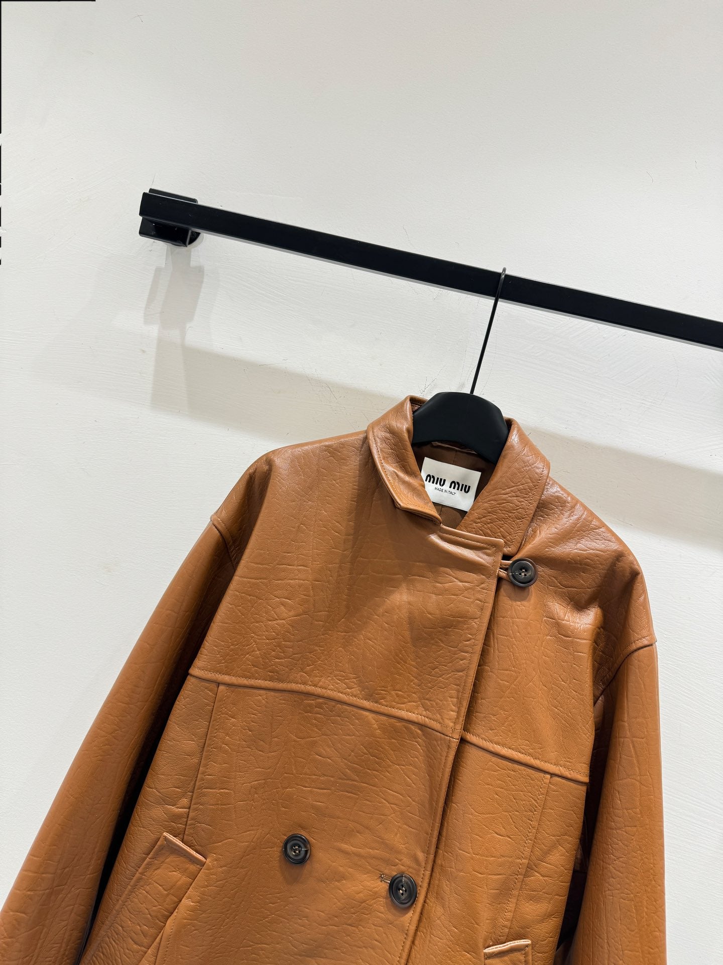 MIUMIU LEATHER JACKET STYLE 845