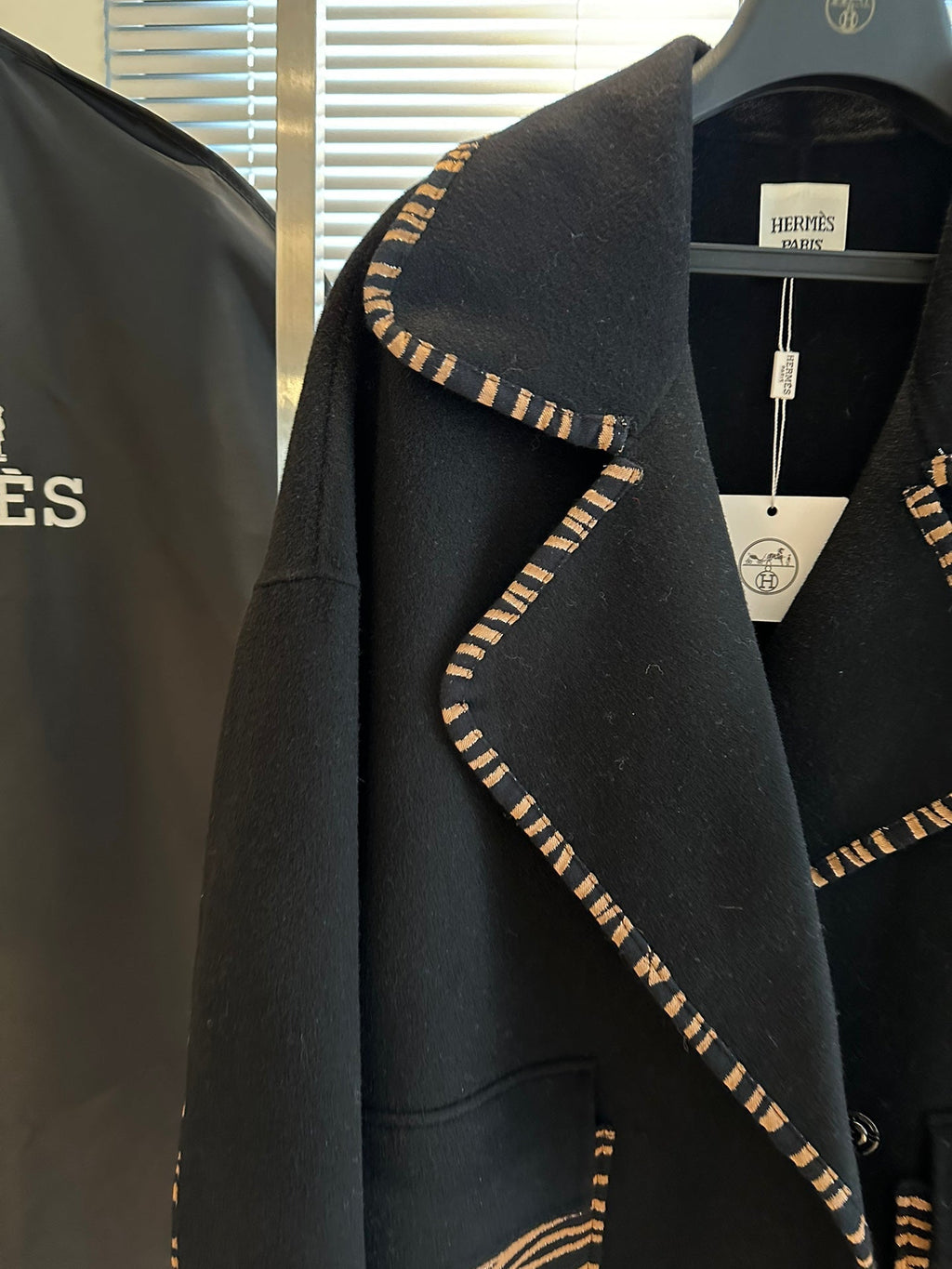 HERMES 25S DESIGNER CASHMERE COAT 180