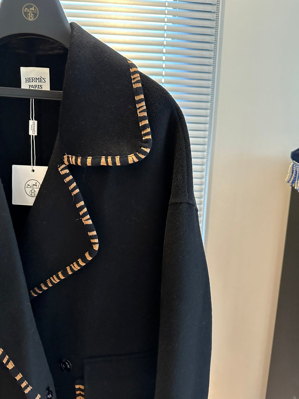 HERMES 25S DESIGNER CASHMERE COAT 180