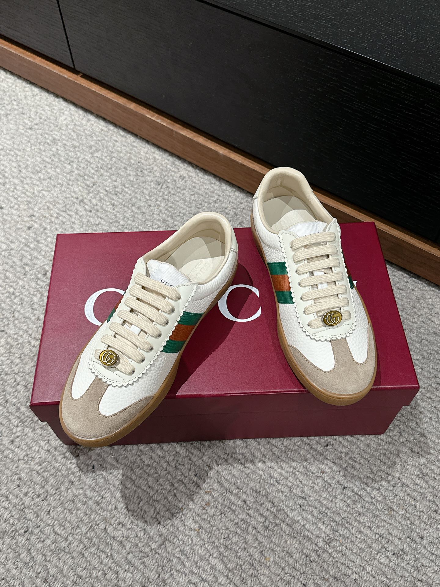 GG & ADIDAS SNEAKER WHITE CALFSKIN