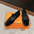 JANE BALLET FLAT BLACK VELVET
