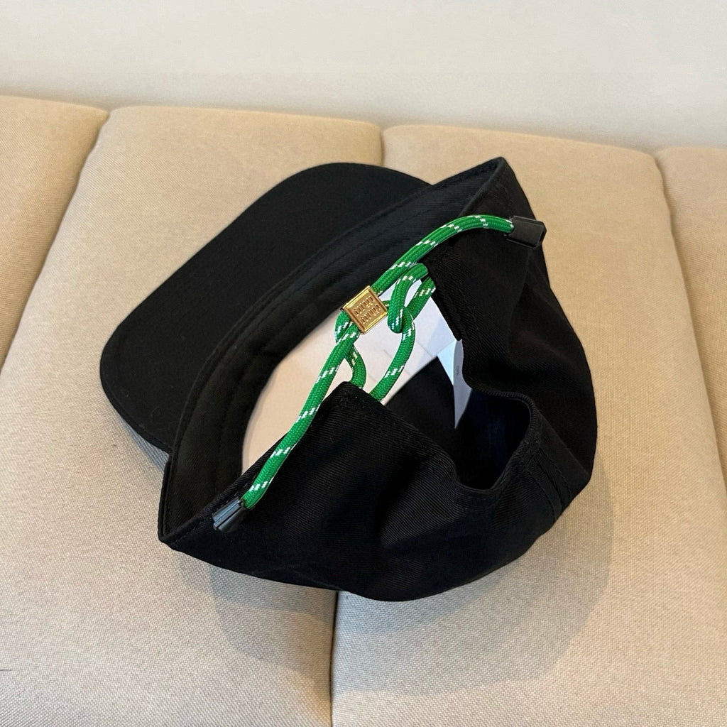 MM BASEBALL CAP IN BLACK KHAKI FABRIC STYLE 7