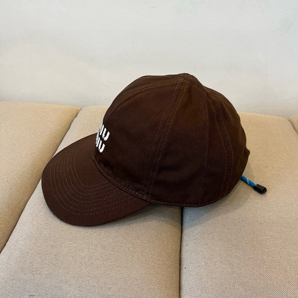 MM BASEBALL CAP IN BROWN KHAKI FABRIC STYLE 6