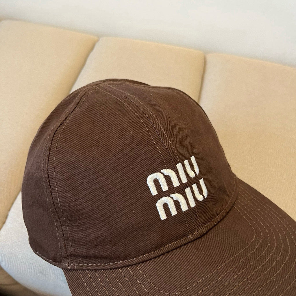 MM BASEBALL CAP IN BROWN KHAKI FABRIC STYLE 6