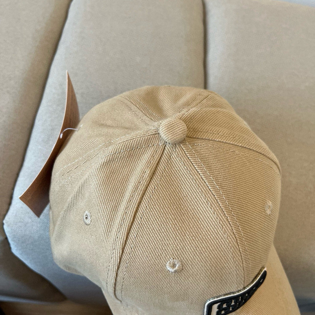 MM BASEBALL CAP IN BEIGE KHAKI FABRIC STYLE 3