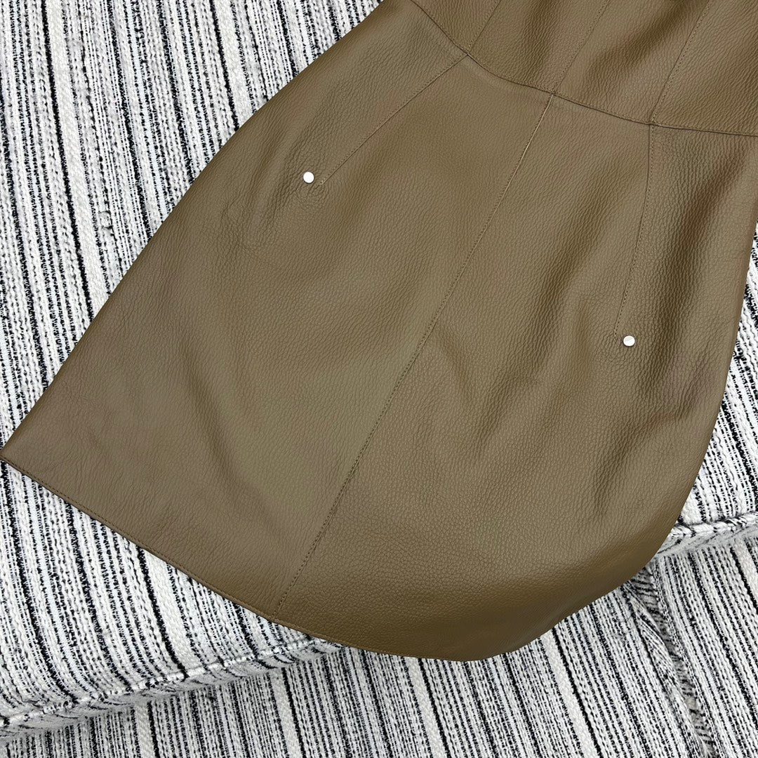 HERMES 25S ROUND-NECK VEST DRESS 255