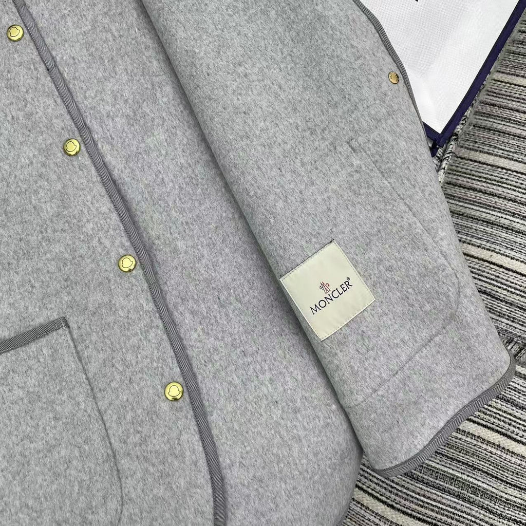 MONCLER 25S REVERSIBLE KNIT JACKET WITH A ROUND NECK 191