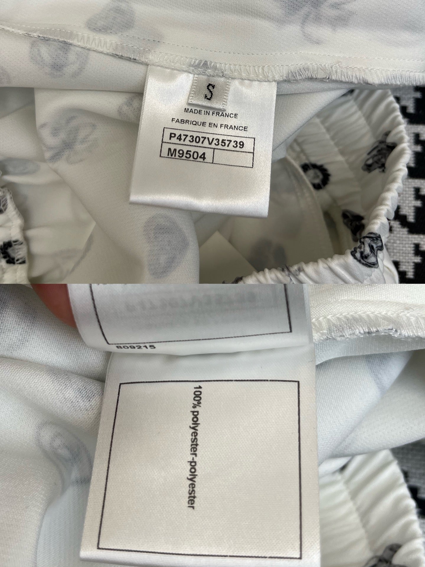 ALL-OVER LOGO PRINTED PANTS WITH STRETCH WAIST