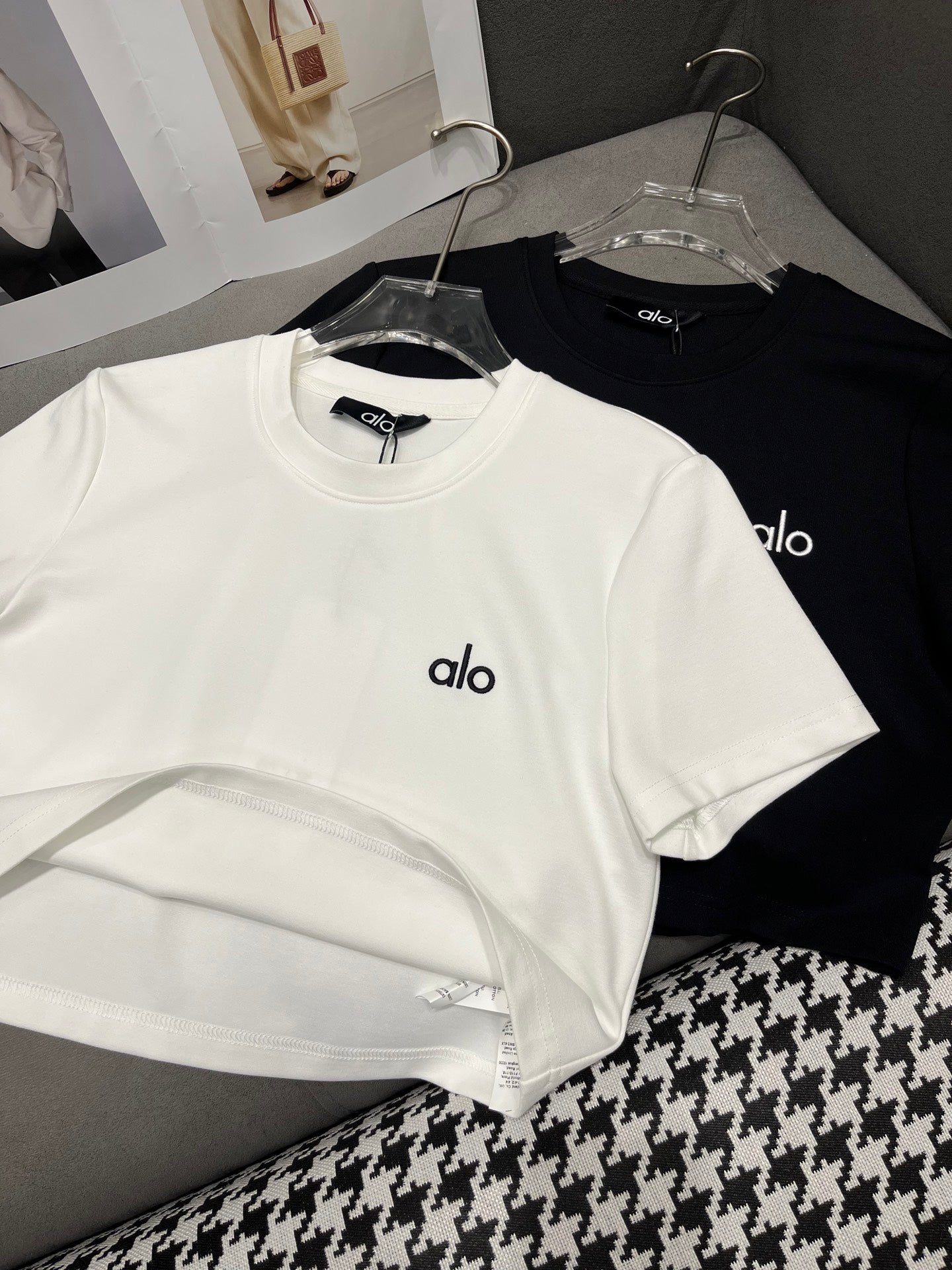 T SHIRT AND WIDE LEG PANTS SET 4 WAY STRETCH FABRIC 266707