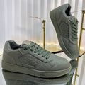 B27 LOW-TOP SNEAKER ARMY GREEN SMOOTH CALFSKIN