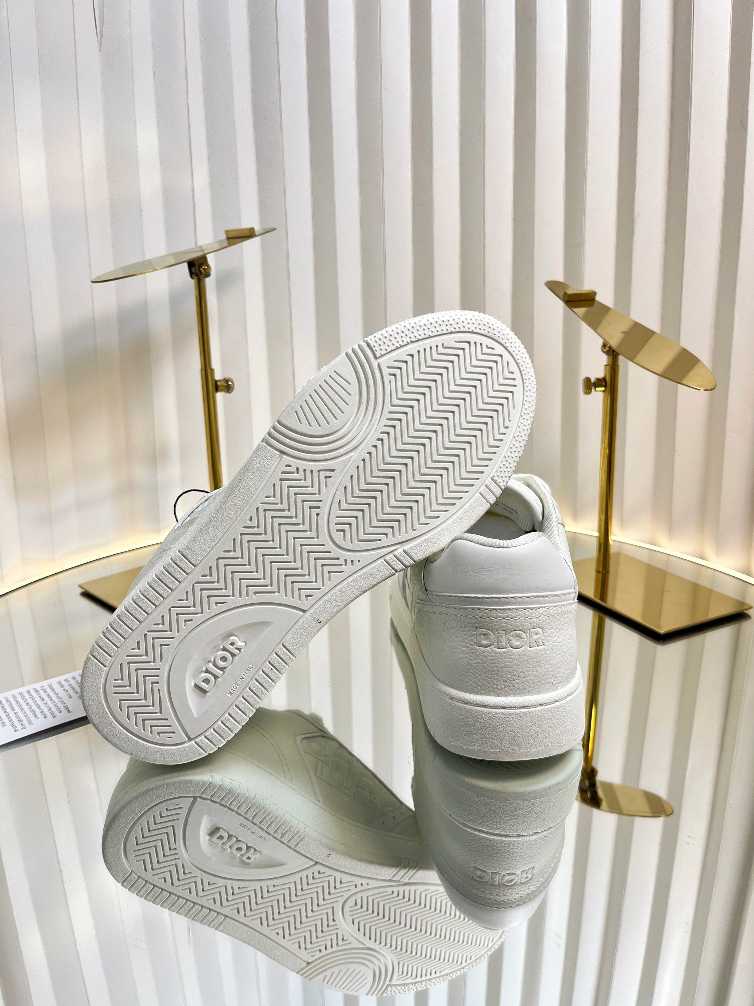 B27 LOW-TOP SNEAKER WHITE SMOOTH CALFSKIN