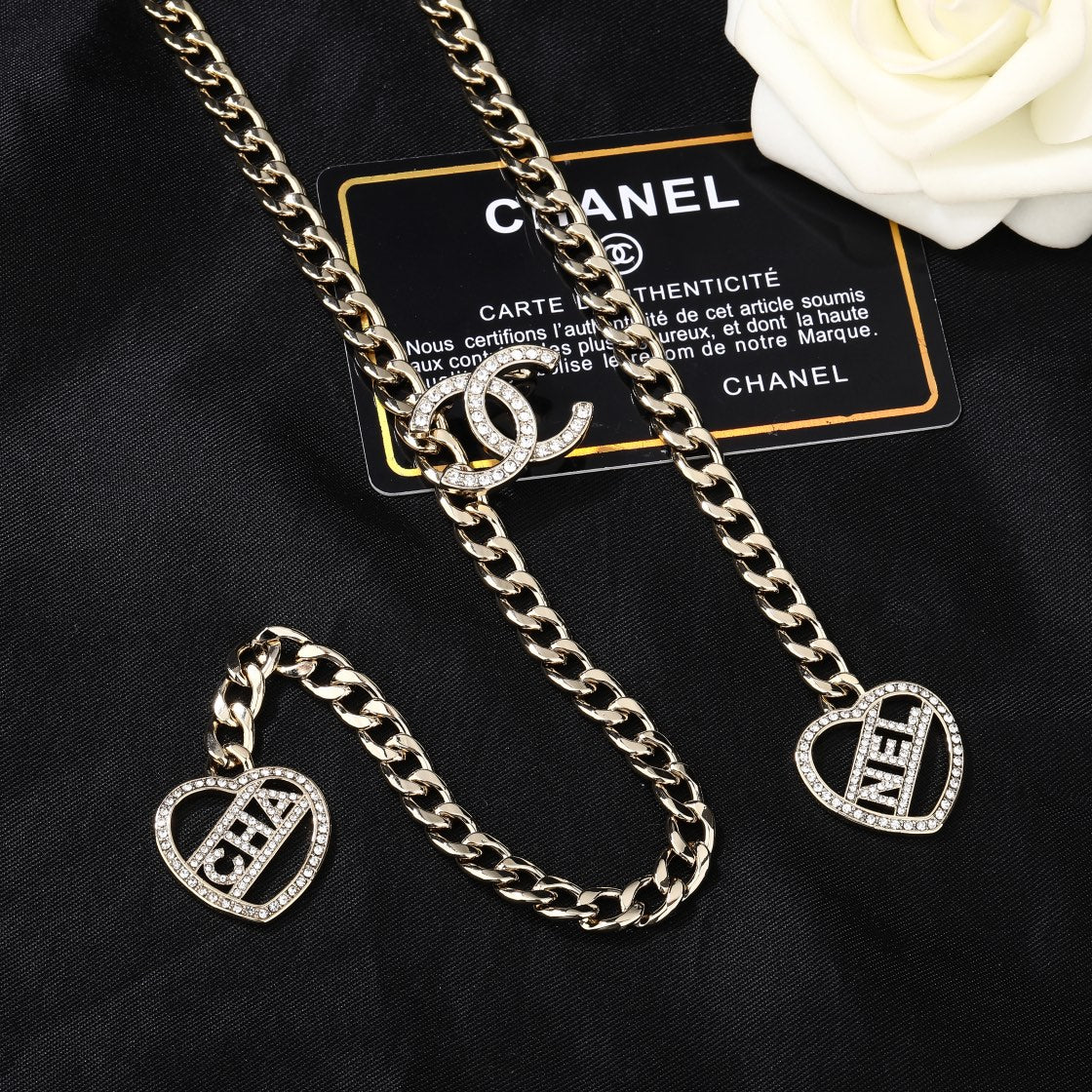 CHANEL 25S CHAIN BELT METALLIC 614471