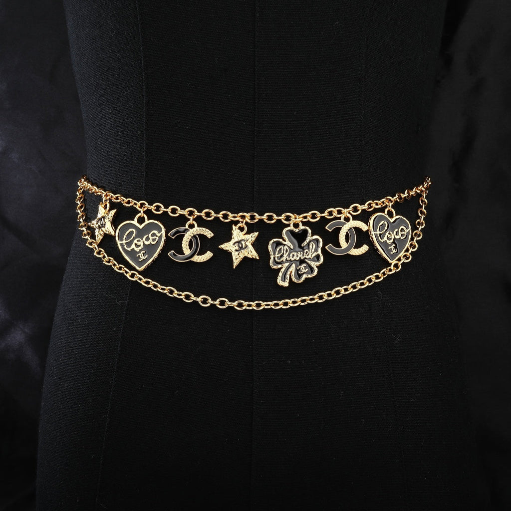 CHANEL 25S GOLD CHAIN BELT 611795