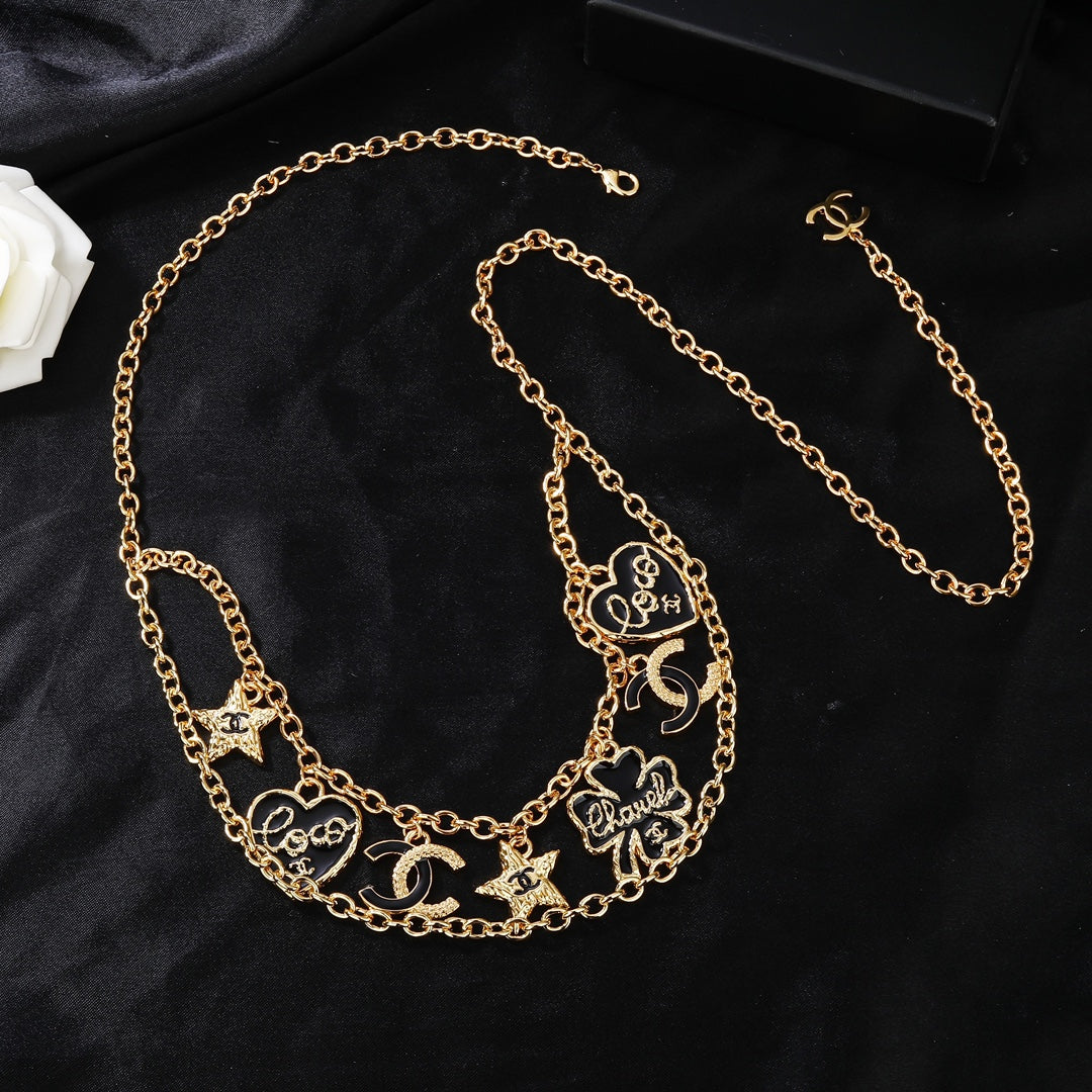 CHANEL 25S GOLD CHAIN BELT 611795