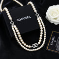 CHANEL 25S CHAIN BELT WITH PEARL STYLE 1 608643