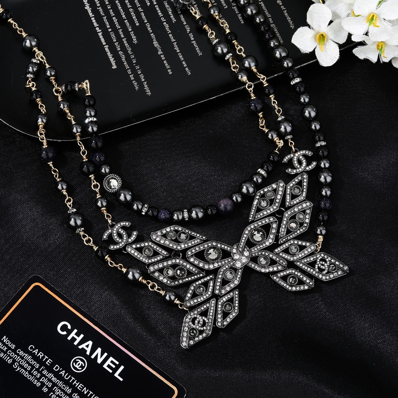 CHANEL 25S CHAIN BELT STONE-EMBELLISHED 611726