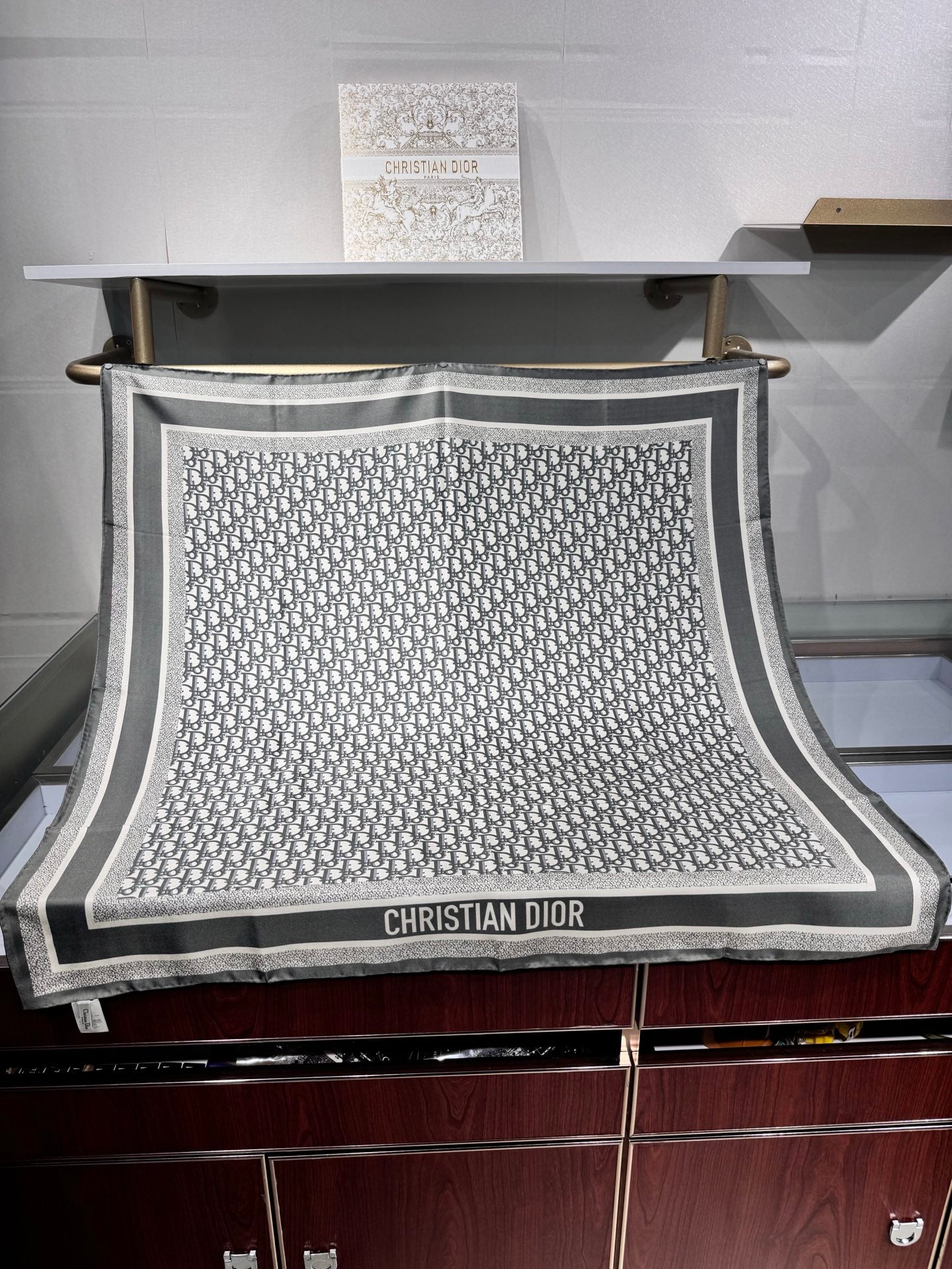 DIOR SCARF 90 CM IN SILK 726514