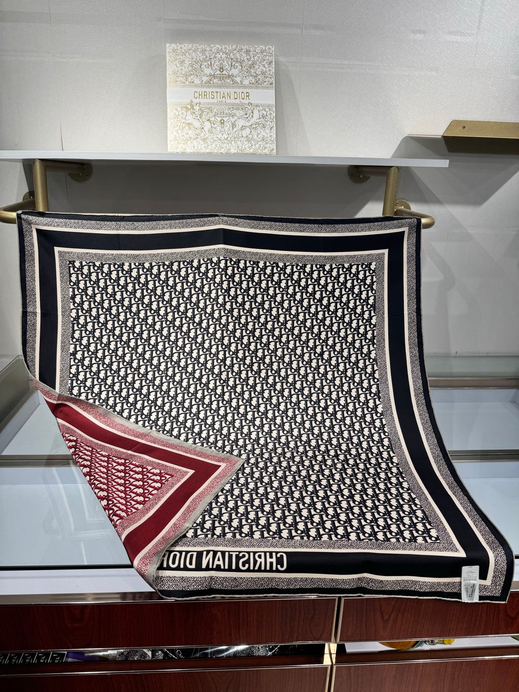 DIOR SCARF 90 CM IN SILK 726515