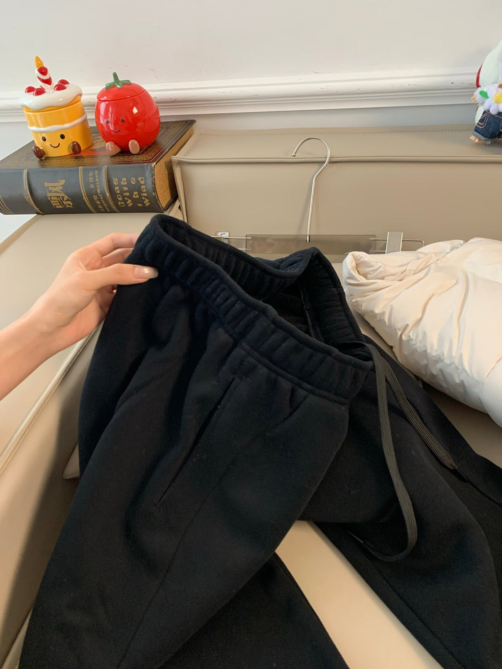 MAX MARA 25S FLEECE JOGGER PANTS 010