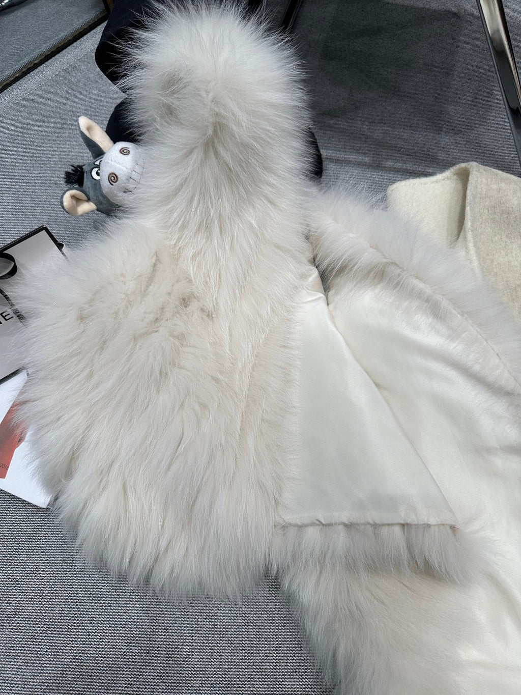 CHANEL 25S REVERSIBLE FOX FUR JACKET 592