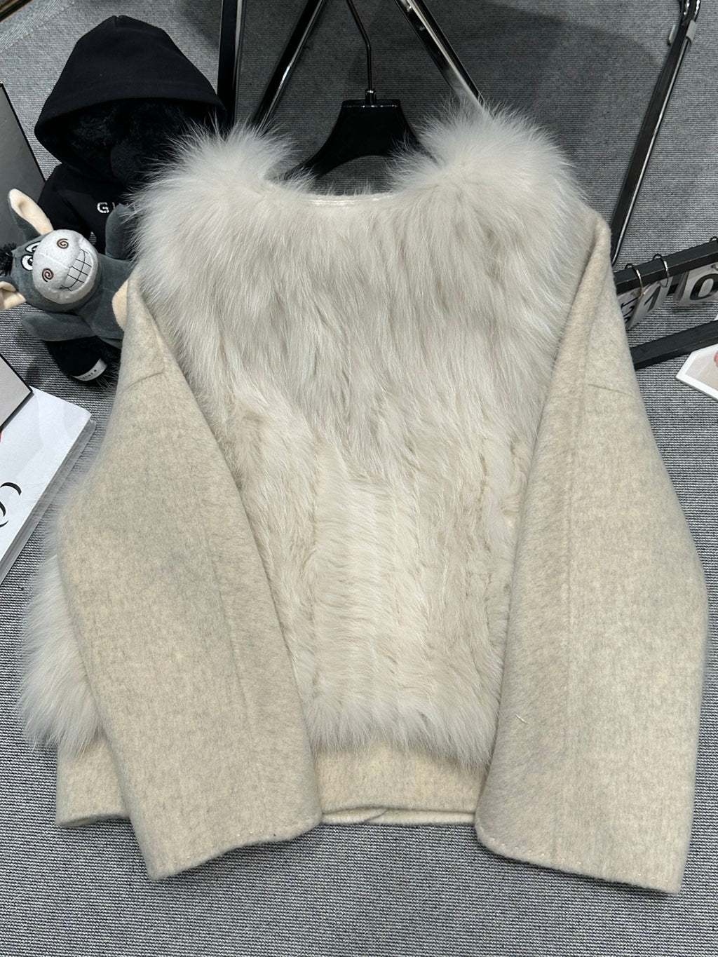 CHANEL 25S REVERSIBLE FOX FUR JACKET 592
