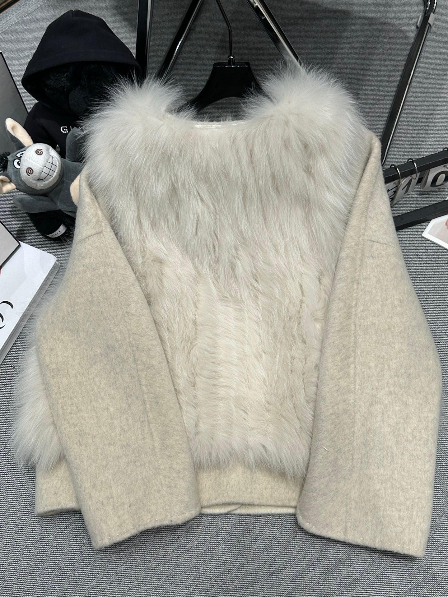 CHANEL 25S REVERSIBLE FOX FUR JACKET 592