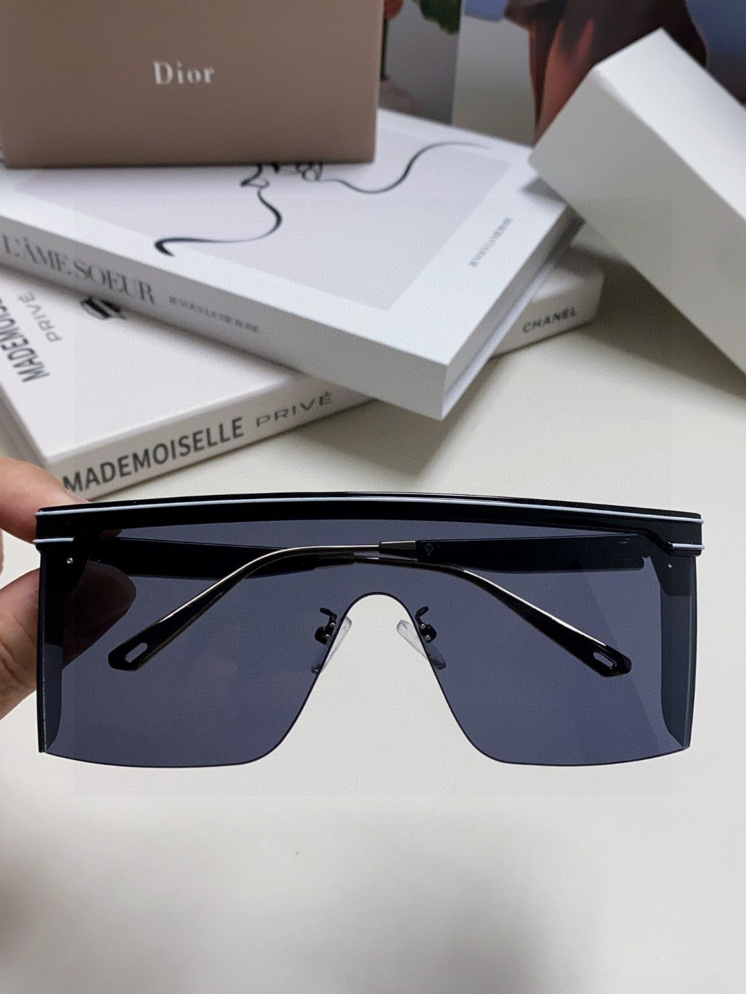 SUNGLASS CLUB M1U 566689 IN BLACK ACETATE