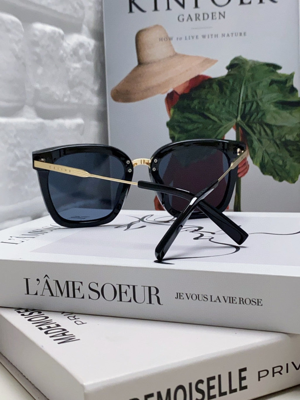 TRIOMPHE SUNGLASSES 548591 IN BLACK ACETATE