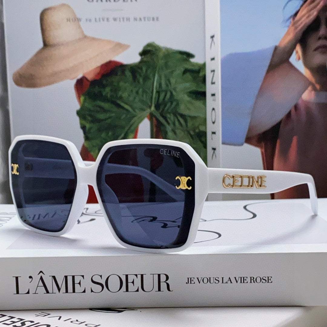 TRIOMPHE SUNGLASSES 548594 IN WHITE ACETATE