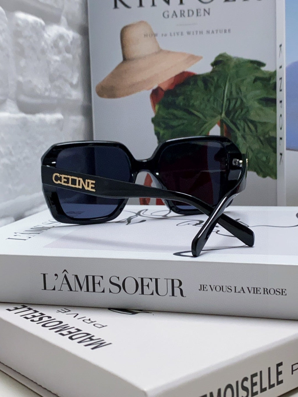 TRIOMPHE SUNGLASSES 548595 IN BLACK ACETATE