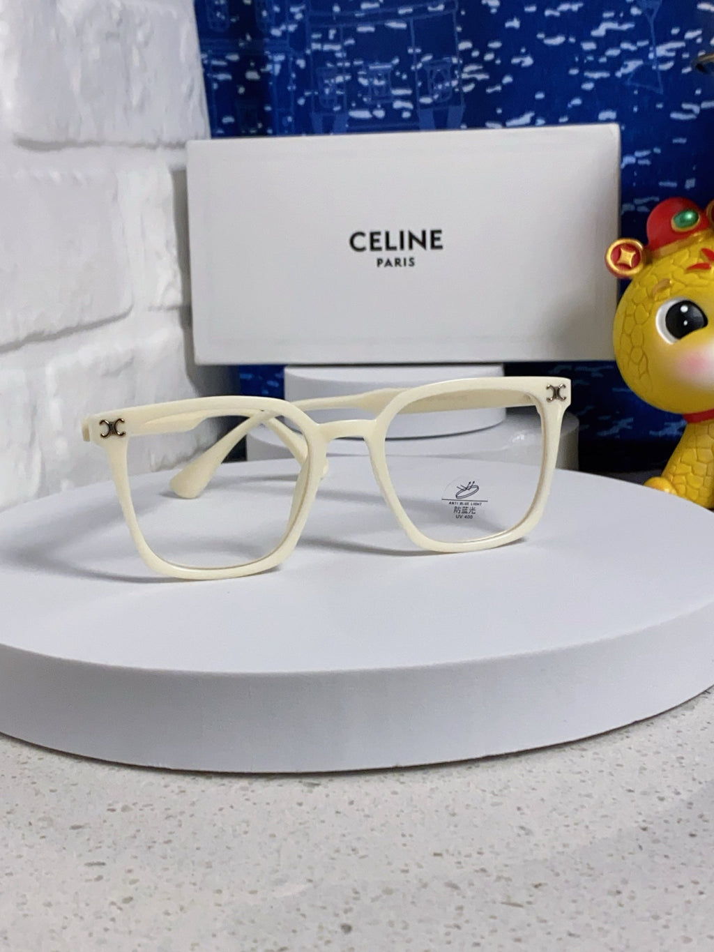 TRIOMPHE SUNGLASSES 563254 IN IVORY ACETATE