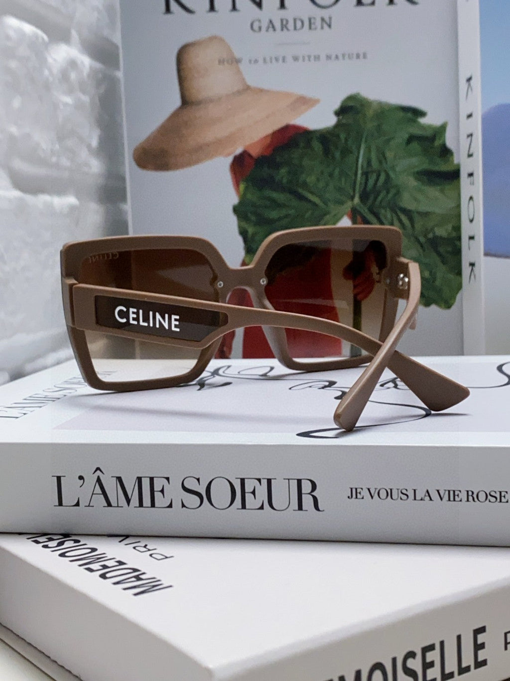 TRIOMPHE SUNGLASSES 573254 IN CAMEL ACETATE