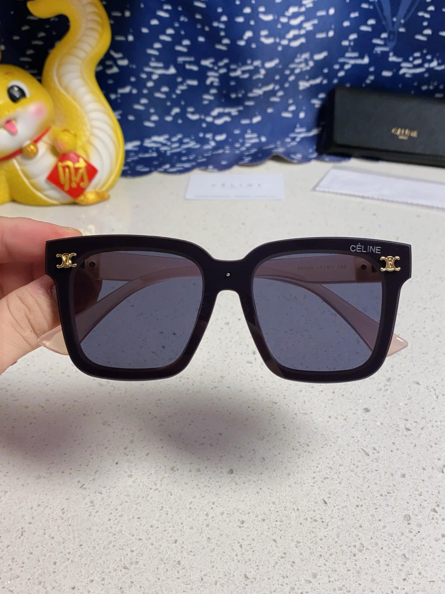 TRIOMPHE SUNGLASSES 548634 IN PINK ACETATE