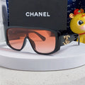 SQUARE SUNGLASSES CH5495 IN BLACK ACETATE ORANGE SMOKE LENSES