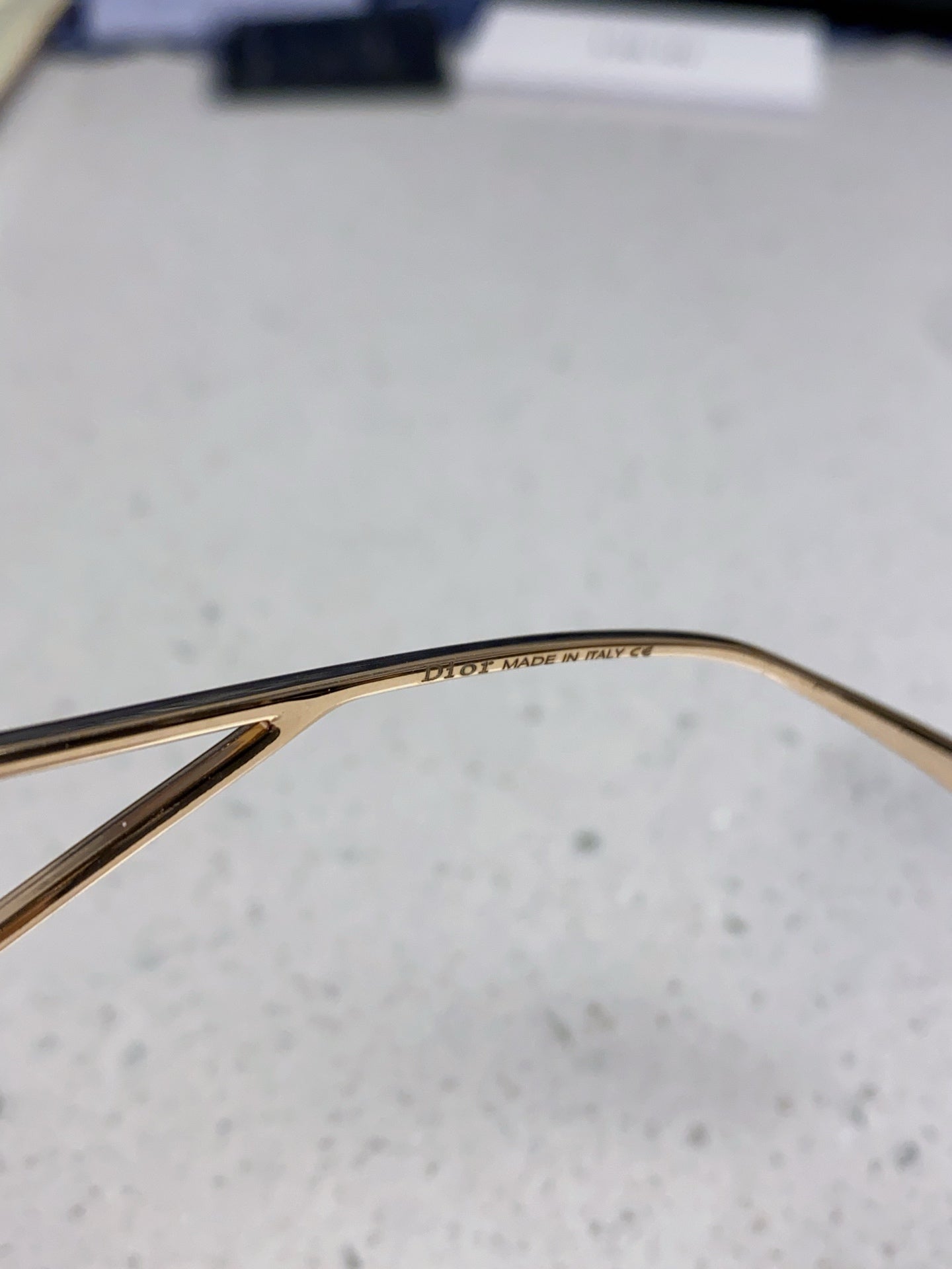 30MONTAIGNE S7U SUNGLASS 578109 IN GOLD METAL GREY SMOKE LENSES