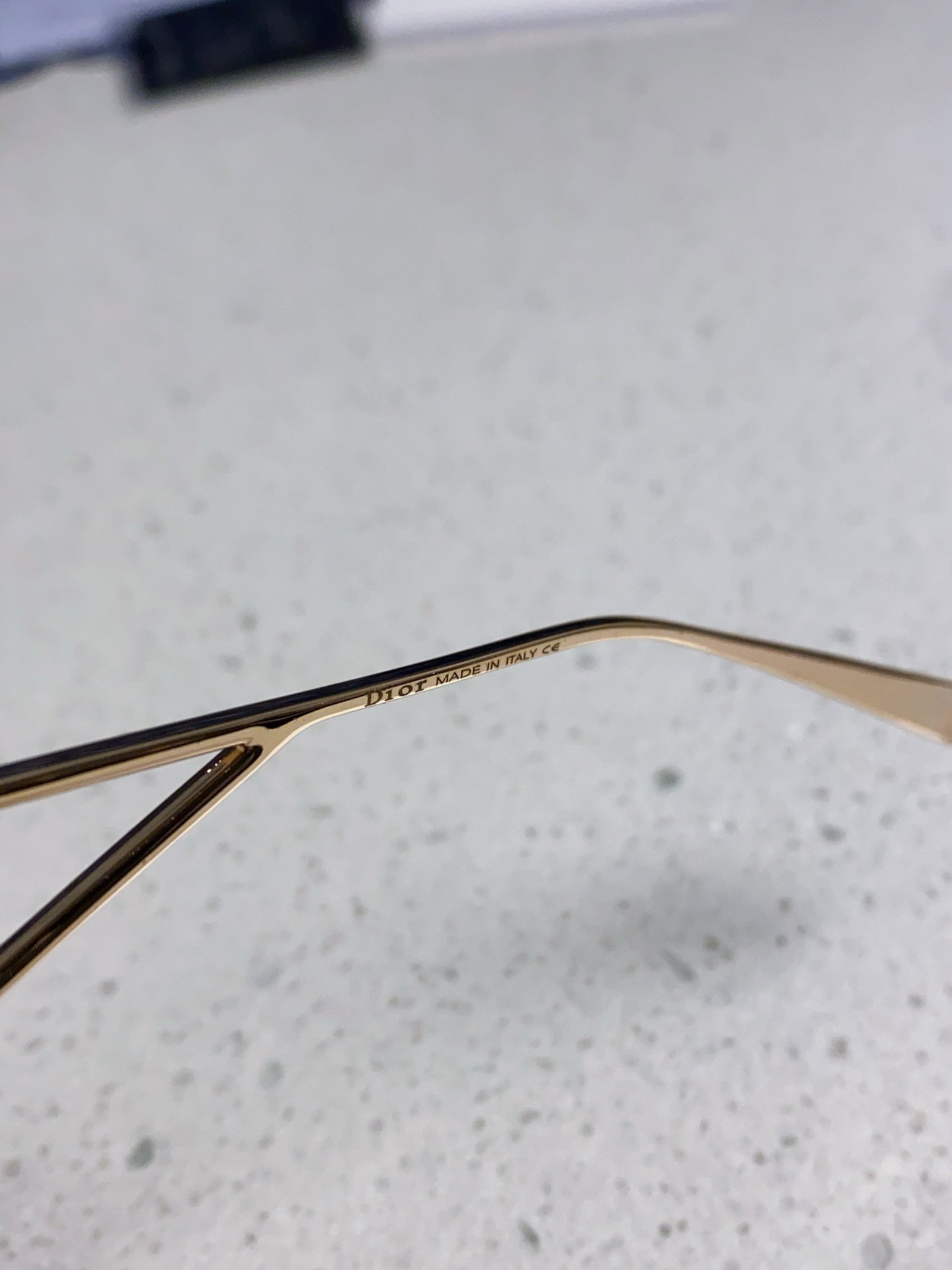 30MONTAIGNE S7U SUNGLASS 578110 IN GOLD METAL GREY LENSES