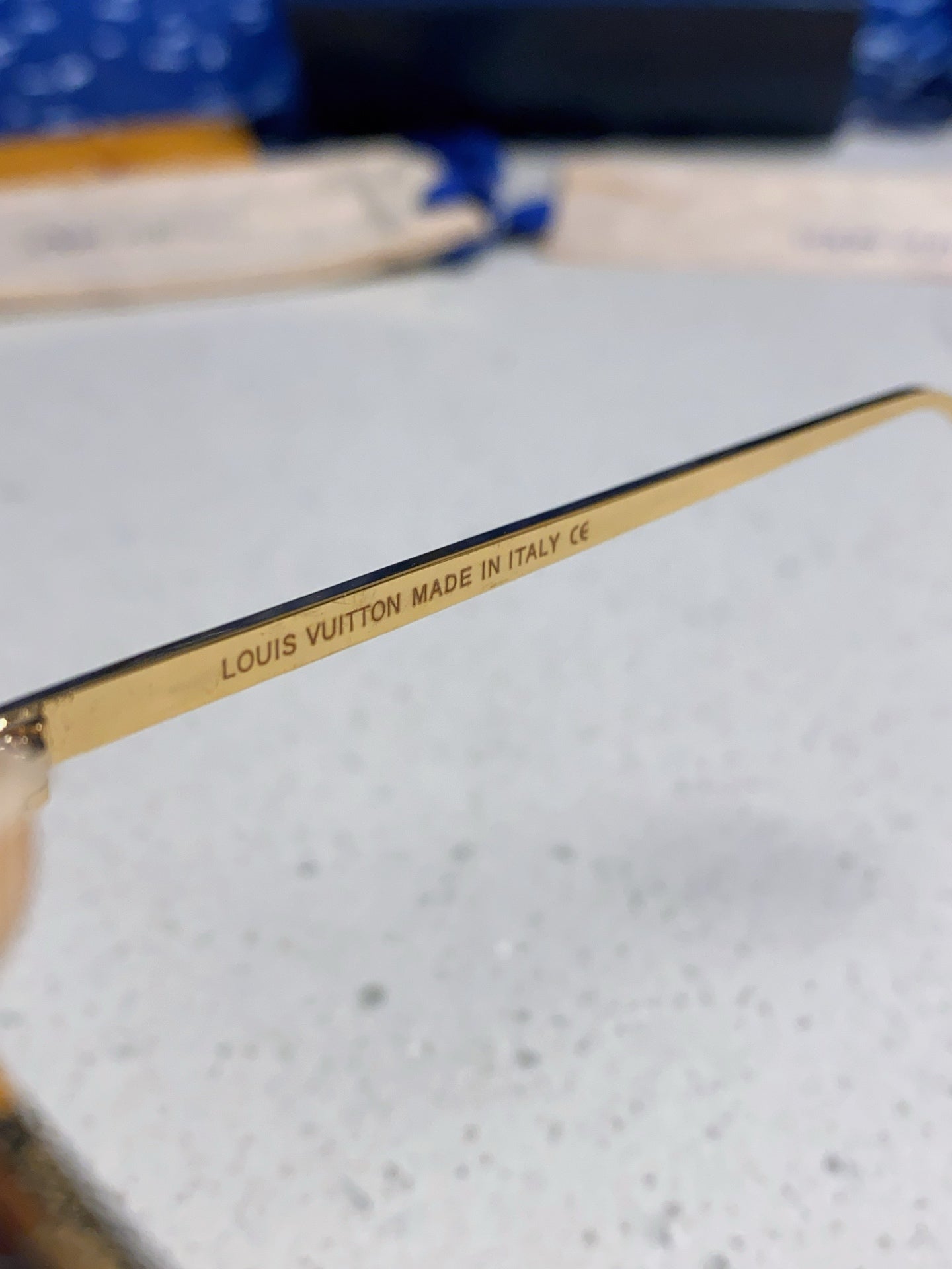 GOLDEN MASK SUNGLASSES 582734 IN GOLD METAL GREY SMOKE LENSES