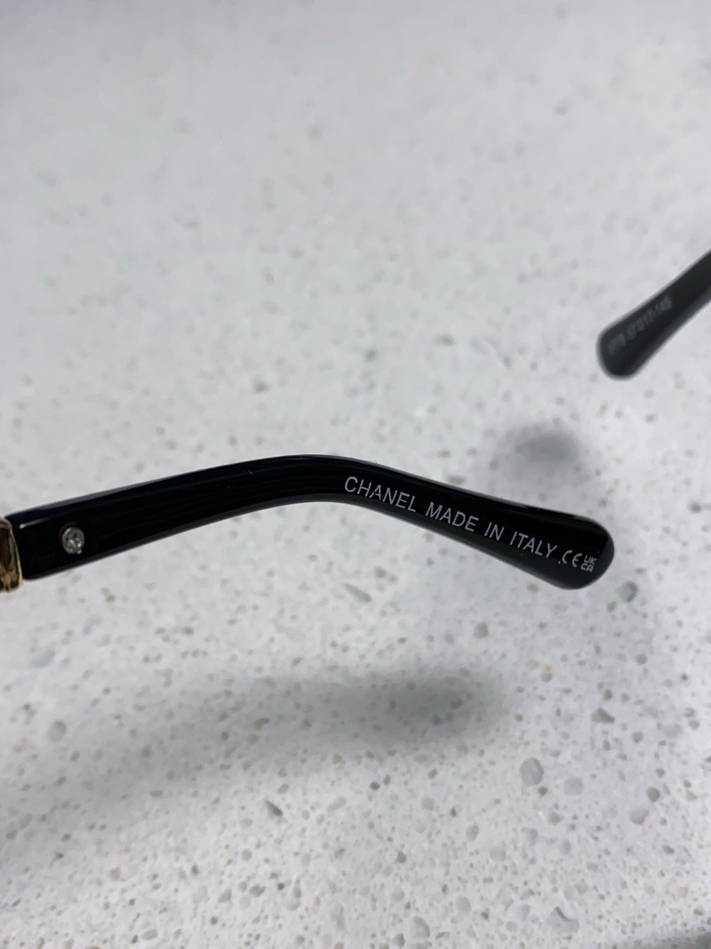 SQUARE SUNGLASSES 632033 IN BLACK ACETATE BLACK LENSES