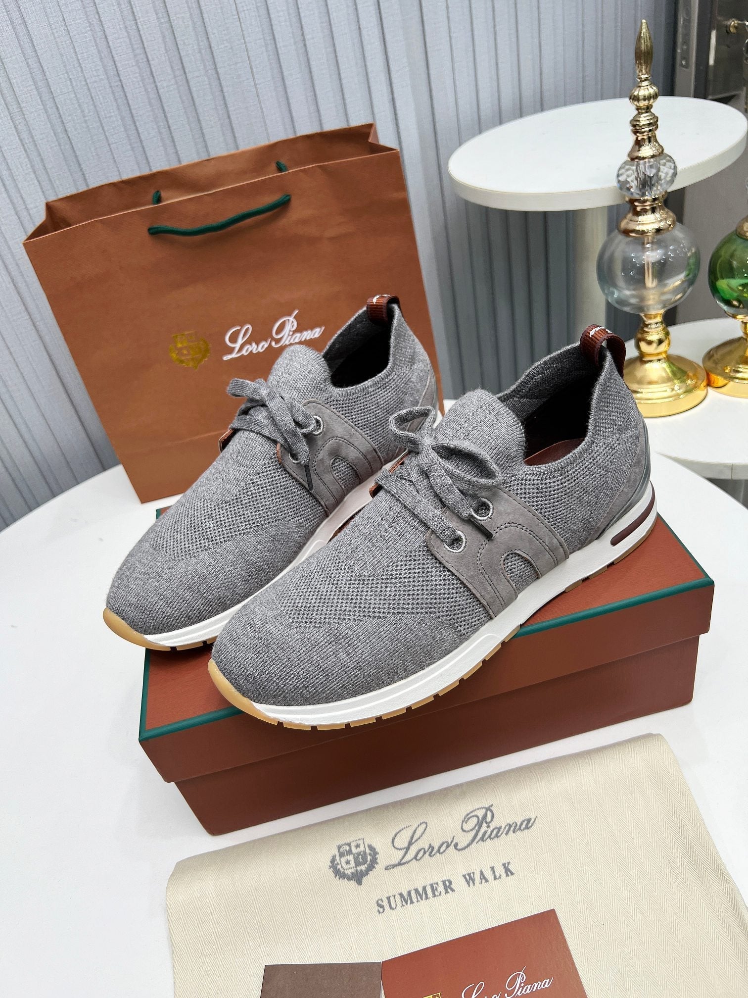 LP 360 FLEXY WALK SNEAKER GRAY FABRICS